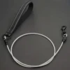 Dog Steel Chain Leash with Safety Reflective Handle Medium Large Dog Leash Walking Training Lead Anti Bite Chew 1 5m