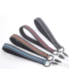 Dog Steel Chain Leash with Safety Reflective Handle Medium Large Dog Leash Walking Training Lead Anti Bite Chew 1 5m