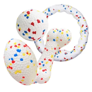 E TPU Solid Dog Ball Toys High Elasticity Pet Chew Ball Toy Interactive Pet IQ Training Toys