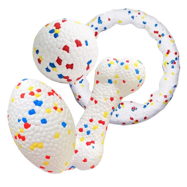 E TPU Solid Dog Ball Toys High Elasticity Pet Chew Ball Toy Interactive Pet IQ Training Toys