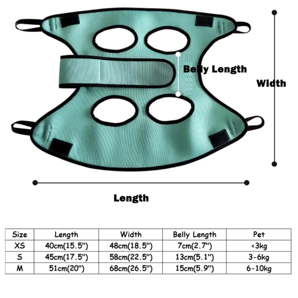 Mesh Pet Hammock Bed Cat Dog Grooming Trimming Nail Cutting Bag Anti Scratch Pet Cleaning Tool