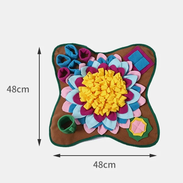 Pet Dog Snuffle Mat Nose Smell Training Pet Puzzle Sniffing Pad Mat Dog Slow Feeder Mat