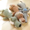 Pet Toys Lion Tiger Elephant Inner Sound Dog Toys Soft Plush Pet Toys for Dog Teeth Health Care