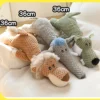 Pet Toys Lion Tiger Elephant Inner Sound Dog Toys Soft Plush Pet Toys for Dog Teeth Health Care