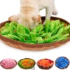 Felt Pet Dog Snuffle Mat Nose Smell Training Pet Puzzle Sniffing Pad Mat Dog IQ Training Slow Feeder Mat Pressure Release
