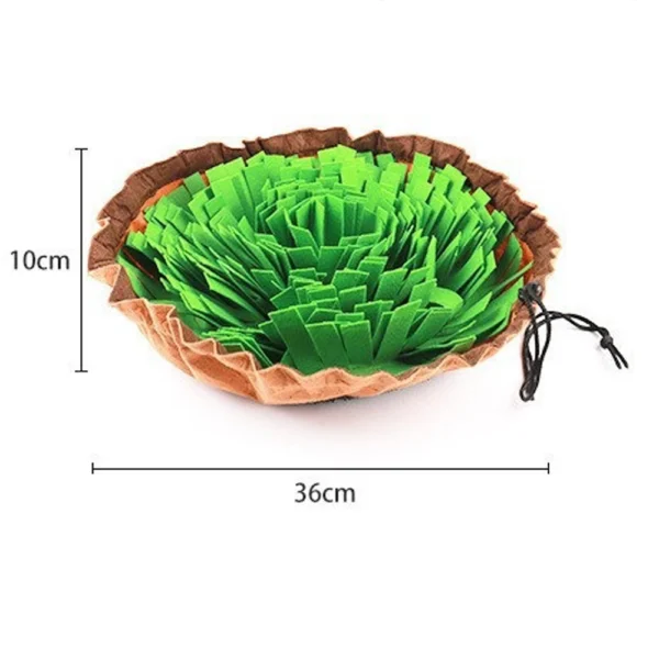 Felt Pet Dog Snuffle Mat Nose Smell Training Pet Puzzle Sniffing Pad Mat Dog IQ Training Slow Feeder Mat Pressure Release