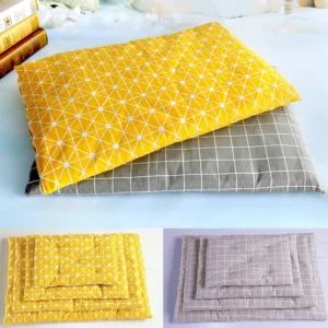 Pet Sleeping Bed Mat Small Large Dog Cage Blanket Mattress with Cotton Filling Cat Cushion Bed