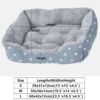 Cat Dog Bed Fleece Dog Mat Washable Cotton Cushion Pet Sofa Bed Cat Mat Dog Sleeping Bed Four Season