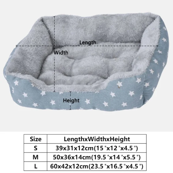 Cat Dog Bed Fleece Dog Mat Washable Cotton Cushion Pet Sofa Bed Cat Mat Dog Sleeping Bed Four Season