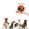 15cm Dog Snuffle Ball Toys Dog Food Snack Feeder Pet IQ Training Toys Pet Round Olfactory Bulb Ball Puzzle