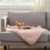 Long Plush Pet Mats Soft Dog Cat Blankets Reversible Dog Bed Warm Cat Blanket Pet Supplies