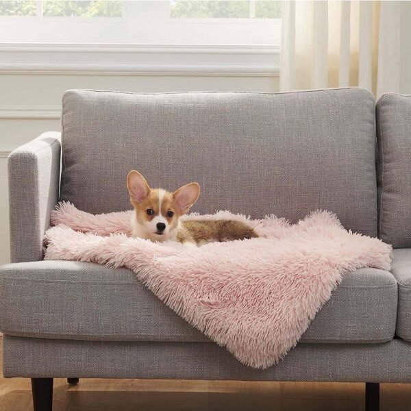Long Plush Pet Mats Soft Dog Cat Blankets Reversible Dog Bed Warm Cat Blanket Pet Supplies