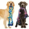 Cotton Rope Dog Toy Interactive Braided Pet Bite Knot Big Dog Teeth Grinding Toys