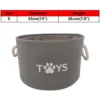 Collapsible Storage Basket Dormitory Home Living Room Organizing Box Dog Toys Storage Basket