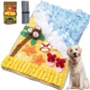 Dog Puzzle IQ Training Toy Pet Snuffle Mat Nose Smell Training Sniffing Pad Mat Anti Slip Bottom
