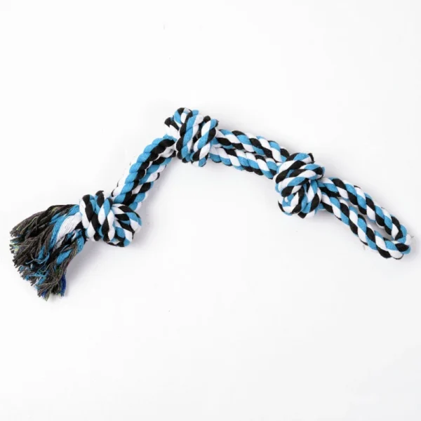 Rope Pet Knot Toy Big Dog Bite Chew Resistant Training Toys Doggie Teeth Grind Tug Tool