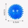 TPR Dog Ball Toy High Elastic Squeak Sound Pet Toy Spikes Float Bite Resistance Teeth Clean Tool