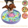 Round Dog Nose Training Toys Pet Sniffing Bowls Feeder Puzzle Dog Exercises IQ Develop Tool
