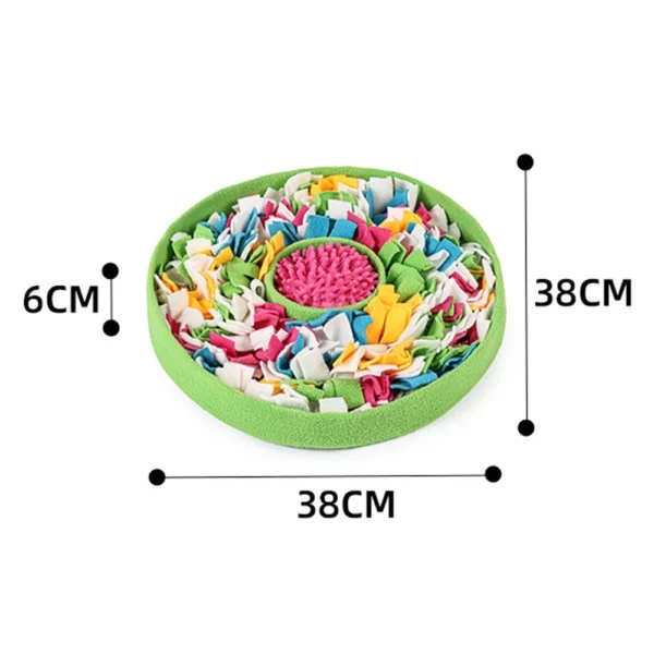 Round Dog Nose Training Toys Pet Sniffing Bowls Feeder Puzzle Dog Exercises IQ Develop Tool
