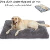 Comfy Plush Square Dog Sleeping Bed Pet Sofa Mat Dog Deep Sleep Beds for Small Large Dogs