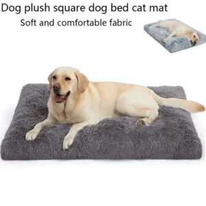 Comfy Plush Square Dog Sleeping Bed Pet Sofa Mat Dog Deep Sleep Beds for Small Large Dogs