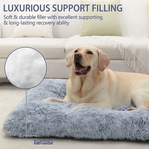 Comfy Plush Square Dog Sleeping Bed Pet Sofa Mat Dog Deep Sleep Beds for Small Large Dogs