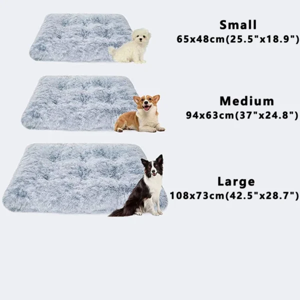 Comfy Plush Square Dog Sleeping Bed Pet Sofa Mat Dog Deep Sleep Beds for Small Large Dogs