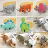 Comfortable Plush Sound Squeaker Dog Toy Pet Teeth Grinding Pet Play Toy Cute Animal Shaped