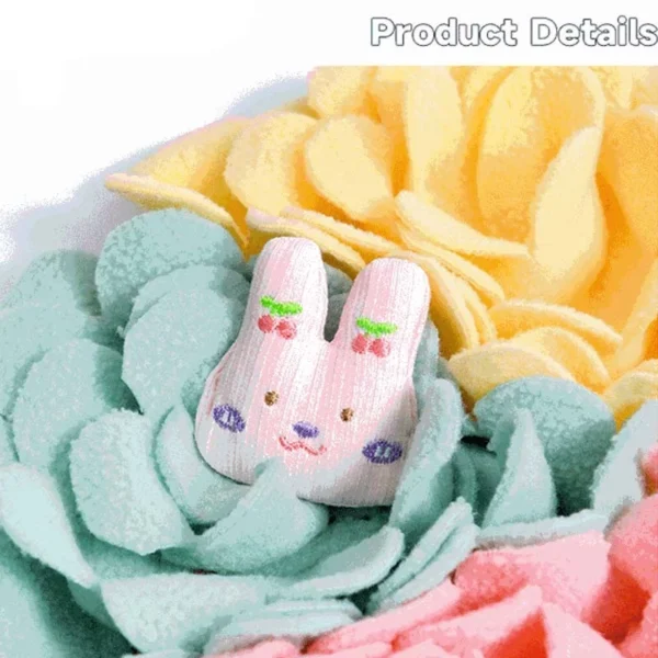 Soft Pet Sniffing Mat Pet Educational Slow Feeding Mat Anti Choking Stress Relief Dog Training Mat