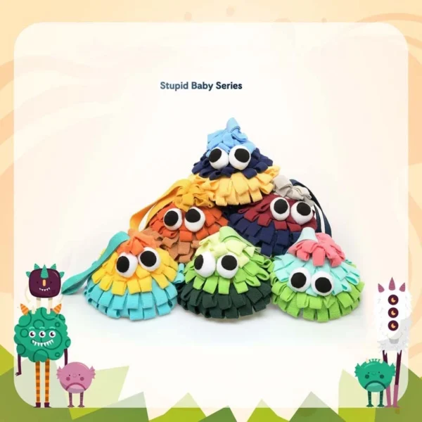 Dog Sniffing Puzzle Toy Interactive Emotional Relief Dog Nose Training Mat Pet Sound Puzzle Toy