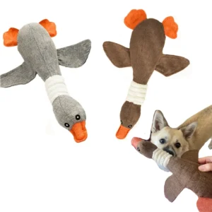 Wild Goose Shaped Dog Toy Sound Pet Dog Teeth Grinding Tool Puppy Companion Sleeping Toy