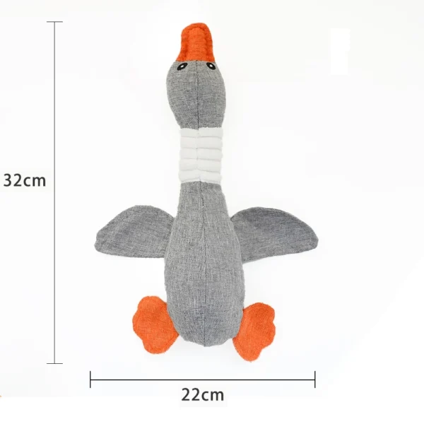 Wild Goose Shaped Dog Toy Sound Pet Dog Teeth Grinding Tool Puppy Companion Sleeping Toy