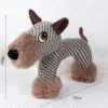 Cute Dog Bite Toy Pet Teeth Grind Sound Tool PP Cotton Dog Accompany Toys Dog Monky Elephant Shaped