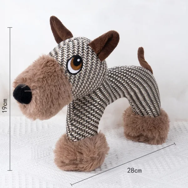 Cute Dog Bite Toy Pet Teeth Grind Sound Tool PP Cotton Dog Accompany Toys Dog Monky Elephant Shaped