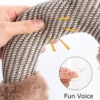 Cute Dog Bite Toy Pet Teeth Grind Sound Tool PP Cotton Dog Accompany Toys Dog Monky Elephant Shaped