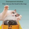 Little Yellow Duck Pet Automatic Feeder Intelligence Interactive Dog Food Dispenser Leakage Of Food Toy For Cat Dog