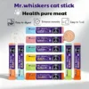 Mr whiskers Cat Treat Cat Wet Food Stick Creamy Cat Stick Cat Snack High Nutrition Vitamin Makanan Kucing Snek Kucing