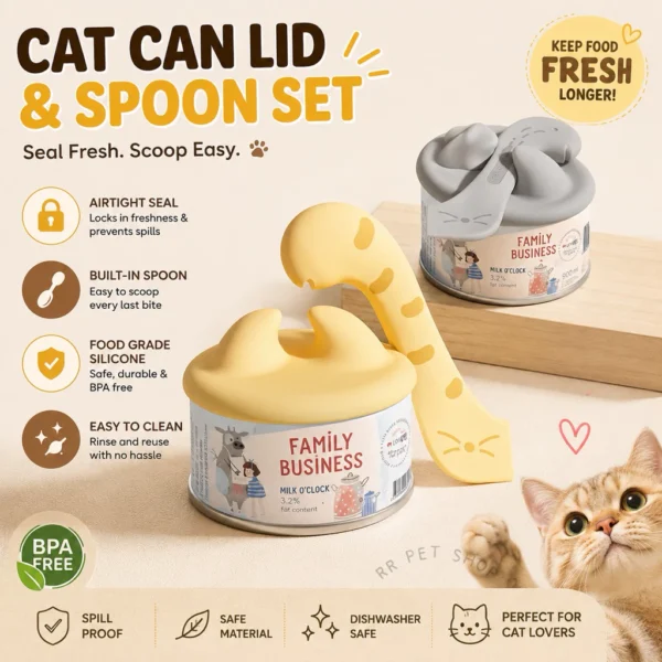 my-11134207-820lf-mozsuckpv8y459.webp Silicone Pet Can Lid Reusable Cat Food Cover Multiple Sizes Airtight Food Sealer