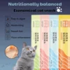 Cat Snack Creamy Treat Kucing Wet Food Lickable Chicken Salmon Tuna Beef 15g x4